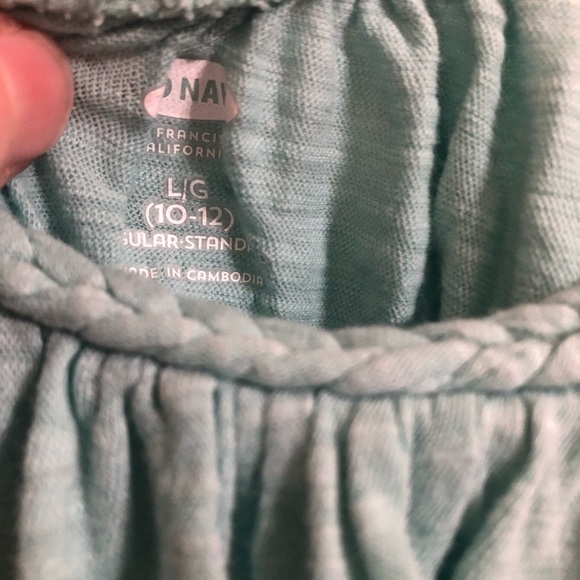 Old Navy Green Girls Tank Top  Large - Picture 6 of 9